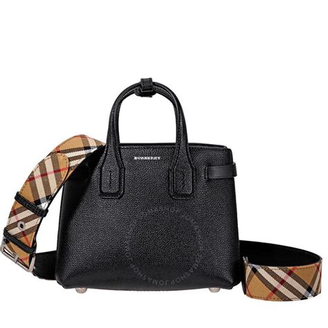 BURBERRY BABY BANNER 4078477 Handbag Leather Black 